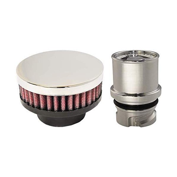 CFM Performance 1-0201-0 Billet Baffled Valve Cover Breather Oil Cap