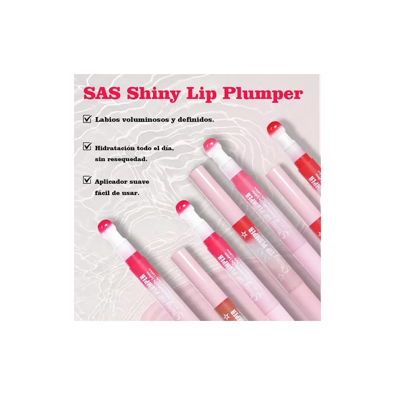 Brillo Labial SAS Hidratante Lip Gloss Para Labios Suaves