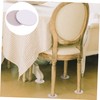 Tofficu 2sets Felt Chair Foot Cushions for Hardwood Floors Mute