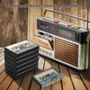 20Pcs Audio Cassette Tape Storage Case, Plastic Blank Cassette Tapes