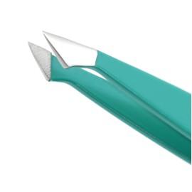 Remos Combination Tweezers Slanted / Pointed with Double Function Stainless Steel 9 cm Splitter tweezers and hair tweezers in one.