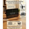 Fletzorb 9x15 Acrylic Golf Scorecard Frame and Photo Holder, Wall