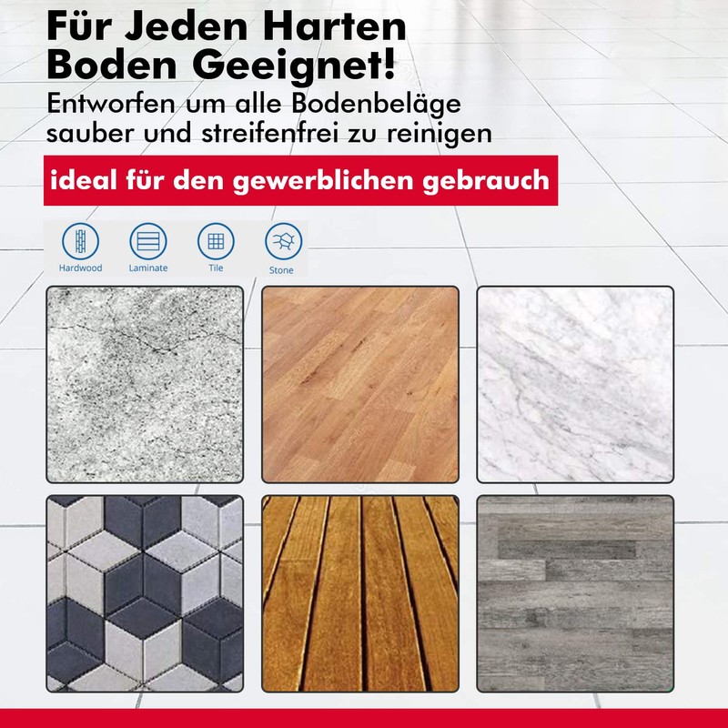 Thometzki Microfibre Mop 50 cm White Replacement for Mop Folding