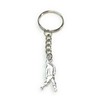 FizzyButton Gifts Zombie Keyring Key Ring with Silver Tone Charm