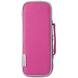 Raymay Fujii Pen Case Top Liner, Synthetic Leather, EVA Leather, safety pink