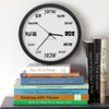 CafePress Now Wall Clock (B/W) Unique Decorative 10" Wall Clock