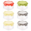 6 Sauce Dispensing Boxes, Square Kitchen Seasoning Jars, Sauce Containers
