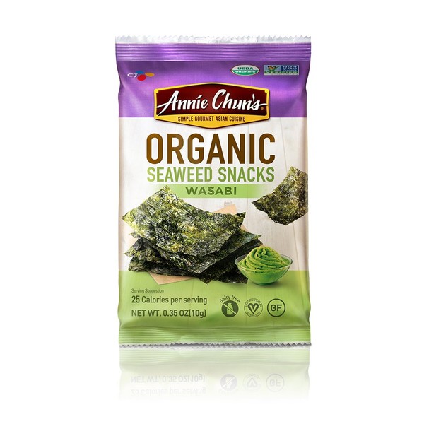 Annie Chun's Organic Wasabi Seaweed Snacks, 0.35 oz