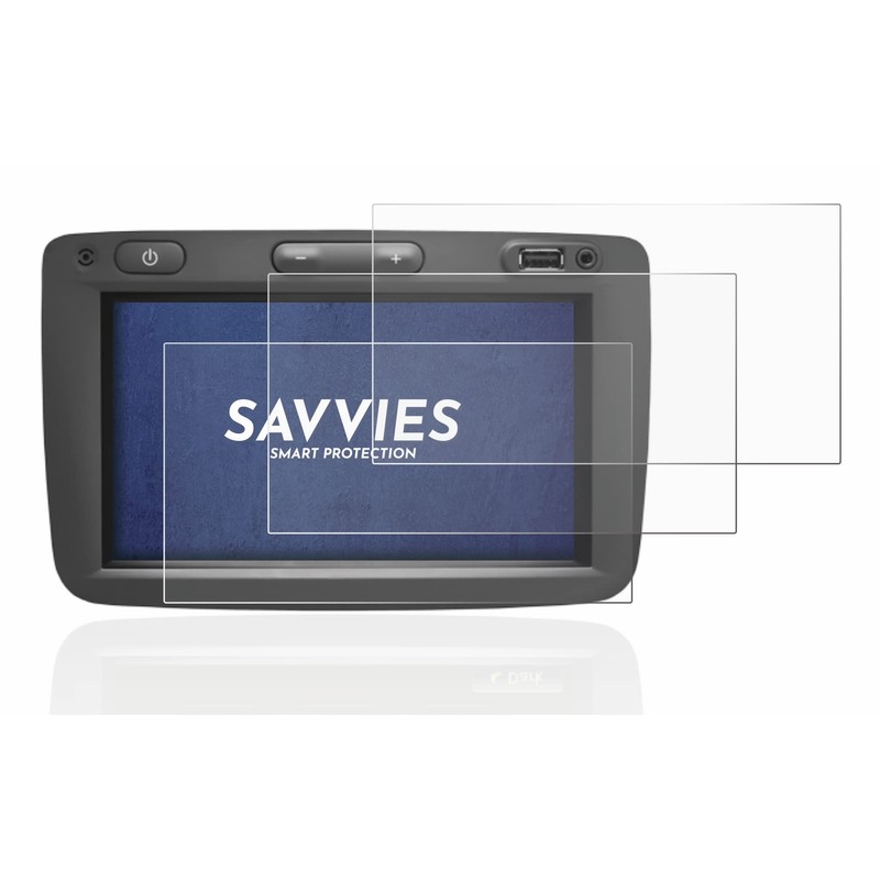 Savvies Screen Protectors for Dacia Media Nav Ultra Transparent Pack