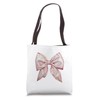 Pink Ribbon Trim Tote Bag