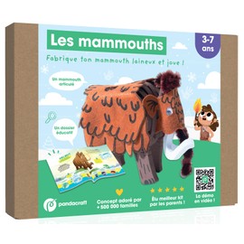 Les mammouths - kit ludo-éducatif 3-7 ans: Créé ton mammouth laineux et joue !