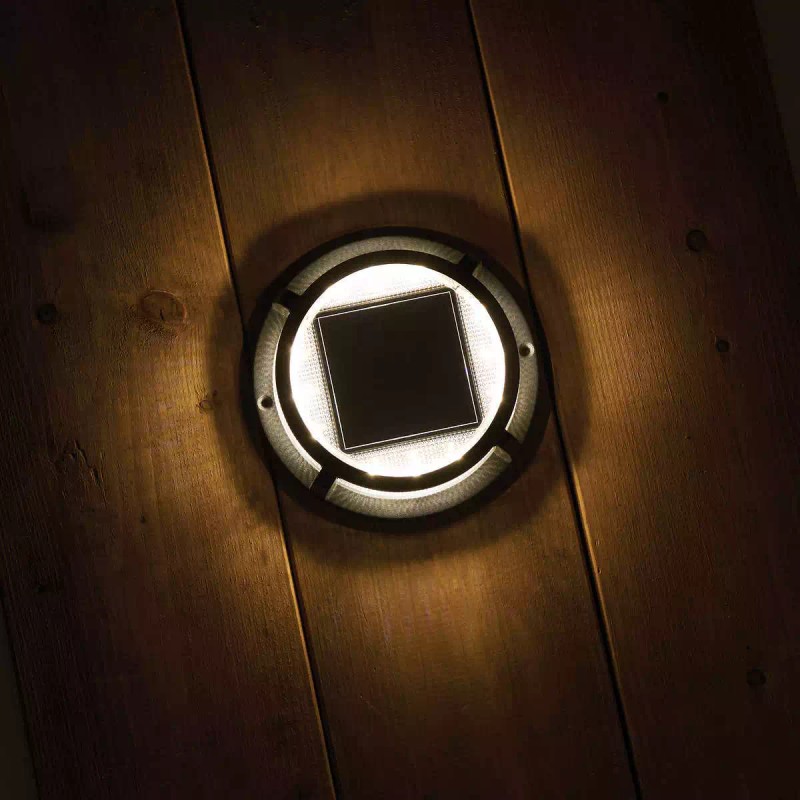 Sterno Home Sterno, 4 Pk Solar Multi-Surface LED Disc Light,