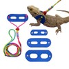 3 Packs Bearded Dragon Harness and Leash Adjustable(S,M,L) - Soft