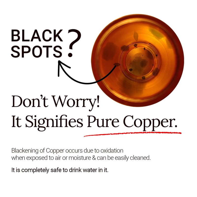 Cop29 Dual Hammered + Hand Engraved Premium Design Pure Copper