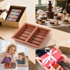 FUNBAKY Dubai Silicone Chocolate Bar Mold - 1-Inch Deep Cavities,