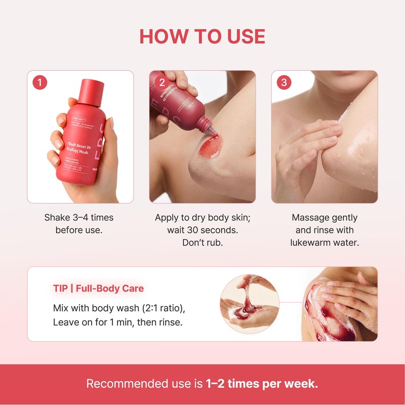 LEPS Flash Reset 29 Peeling Mask Cuticle Care Wash Off