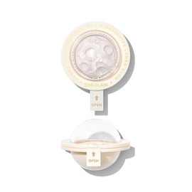 SHEGLAM Lunar Glow Resaltador, sombra de ojos cremosa sedosa y helada de vainilla, acabado brillante, escarcha de vainilla