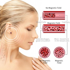 5 Pairs of Magnetic Earrings, Lymphatic Drainage Earrings, Women's Magnetic Earrings, Fashion Earrings Jewellery, Makes the Perfect Gift, Stainless Steel, No Gemstone