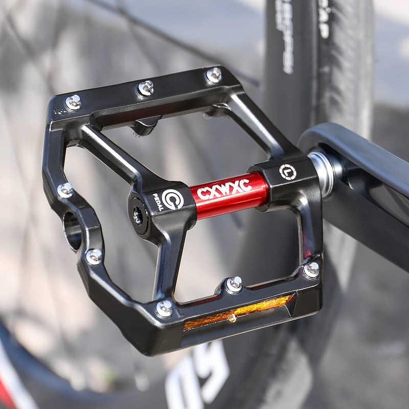 CXWXC Bicycle Pedal, Flat Pedal, For Road Bikes, Cross Bikes,