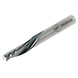 LMT Onsrud LP 62-726 Solid Carbide Downcut Spiral O Flute Cutting Tool, Inch, 21 Degree Helix, 1 Flute, 3.0000" Overall Length, 0.2500" Cutting Diameter, 0.2500" Shank Diameter