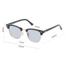Berikin Sunglasses, Polarized, Glass Lenses, Classic, Half-Frame Type, Unisex, For