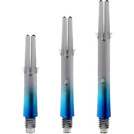 L-Style L-Shaft Lock Straight Twotone Black Clear Blue Display Length 190