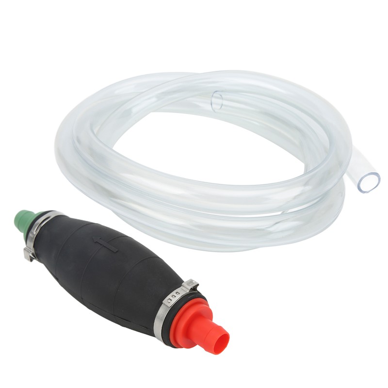 16mm/0.63in Siphon Hand Pump with 2m/6.6ft Hose Gasoline Fuel Water