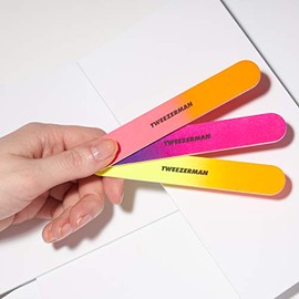 Tweezerman Neon Hot Nail Filemates, 3 Count
