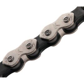KMC Bike Chain K1, Heavy Duty BMX Chain, Unbeatable Strength & Great Looks, Single Speed Chain with Dynamic Configured Plates, High-Load Bicycle Chain, Track Bike Chain, 1/2" X 1/8" - 100 Links