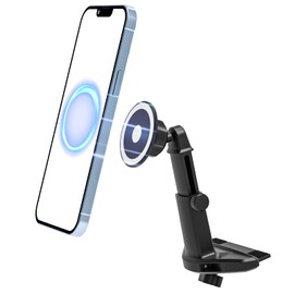 Phichy Smartphone Holder, Car, Magnet, Car Smartphone Stand, Strongest Magnetic Force & Stability, For Cars, Car Supplies, Ultra Strong Magnetic Force, CD Slot, Stand, Extendable Arm, Adjustable