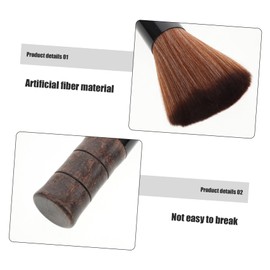 Mikinona Beard Brush for Men Hair Brush Soft Bristles Beard Comb Grooming Tool for Barbershop Portable