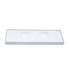 MUHWA Microscope Slide Double Concave, 5mm Thick (3)