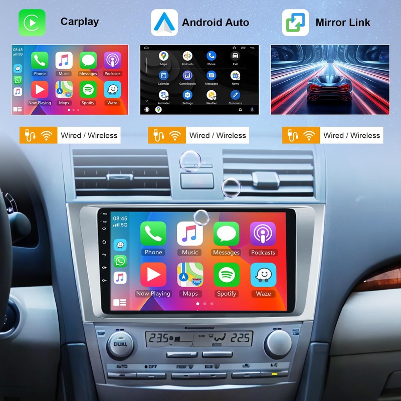 4G+64G Car Radio for Toyota Camry 2006-2011, Rimoody Android Car
