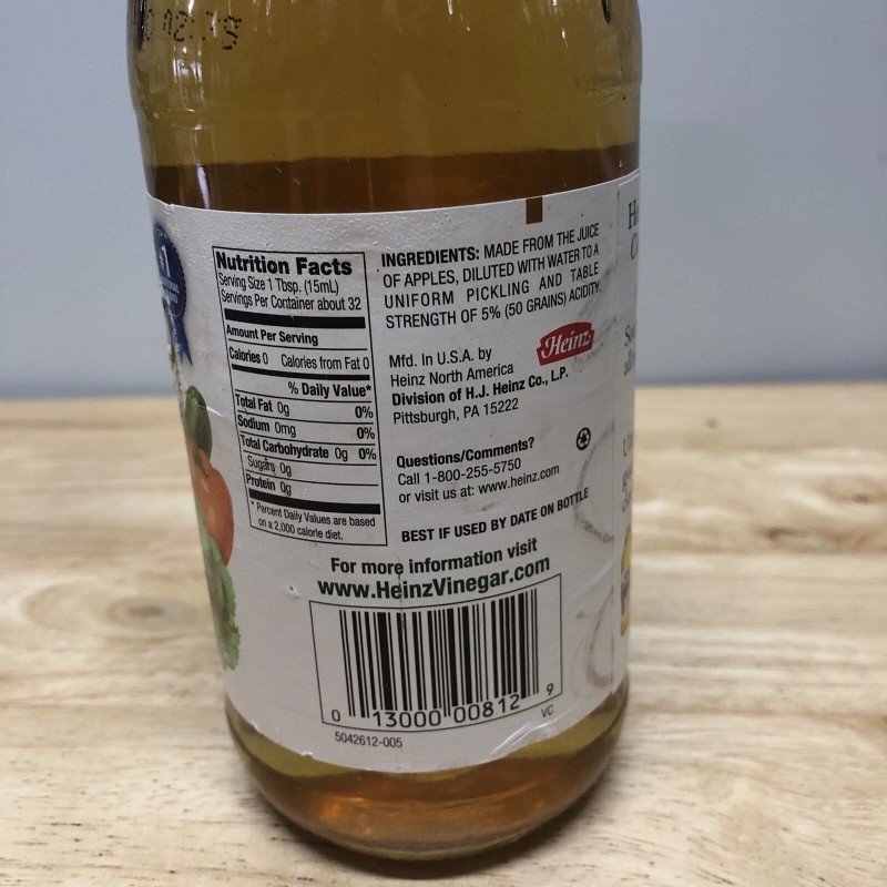 Kraft Heinz Heinz Apple Cider Vinegar, 16 Oz