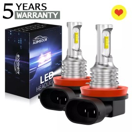 AUIMSOCO H11 LED Headlight Super Bright Bulbs Kit 12000K White 330000LM High/Low Beam