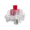 Fejwlvs Red Switch 3 Pin 50gf Pre-Lubricated,Dustproof Linear Switch,Suitable for
