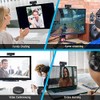Gsou 1080P Webcam with microphone for desktop, Computer webcam Connect