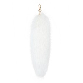 Izemisonico Tail Key Holder, Mofufufu, Tail, Accessory, Cosplay, Fox, Dog, Cute Tail, Cosplay, Costume, Costume, Anima, Strap, white