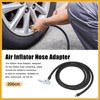 Partuto 200cm 79" Car Tire Air Inflator Extension Hose Quick