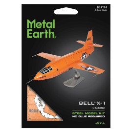 Fascinations Metal Earth BELL X-1 Rocket Aircraft 3D Laser Cut Steel Model Kit