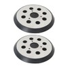 INGQI New 2 Pack 5" 8 Hole Sander Metal Pad