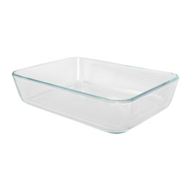 Pyrex 7210 3-Cup Glass Storage Dish w/ 7210-PC Turquoise Plastic Lid (2-Pack)