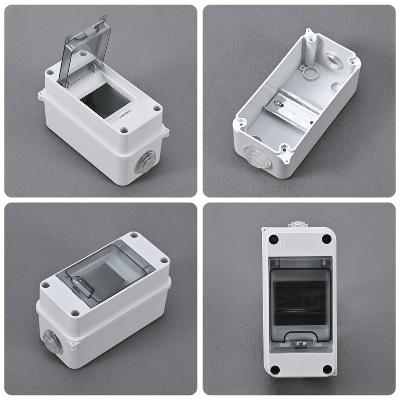 Szaboviktoria Surface-Mounted Fuse Box with 3 Modules, Surface-Mounted Distribution Box,