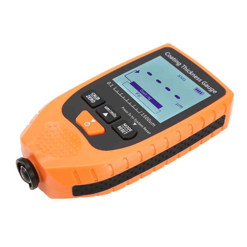 1500um Handheld Coating Thickness Gauge Tester Automobile Paint Thickness Measuring