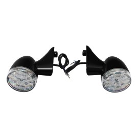 TCMT Black Front Turn Signal Light Fit For Harley Road Glide FLTRX FLTRXS FLTRU 15-23