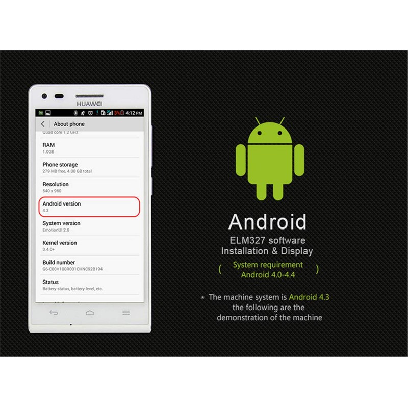 Launchh Mini ELM327 Interfaz V2.1 OBDII OBD2 Bluetooth Auto Diagnóstico