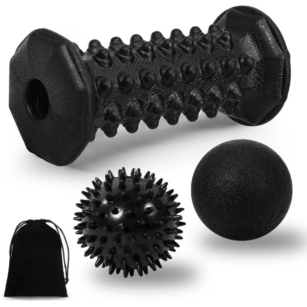 QLDT Plantar Fasciitis Relief,Foot Roller Massager,Massa