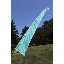 Pink Pineapple Festival Flag Fabric: Flag Fabric Made of Colourful Parachute Silk Approximately 5 Metres High - Flagpoles for Round Arch Flag Not Included - Garden Flags Available in Many Colours -