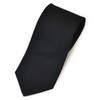 Tuxedo Station Men's Necktie, Silk, Black, Formal Clothes, Plain, Stylish,