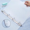 SUPERFINDINGS 2PCS Clear A4 Notebook Binder PVC Plastic Binder Covers
